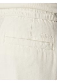Hugo - HUGO Spodnie materiałowe Cino 262FW 50562791 Kremowy Straight Fit. Kolor: kremowy. Materiał: lyocell #2