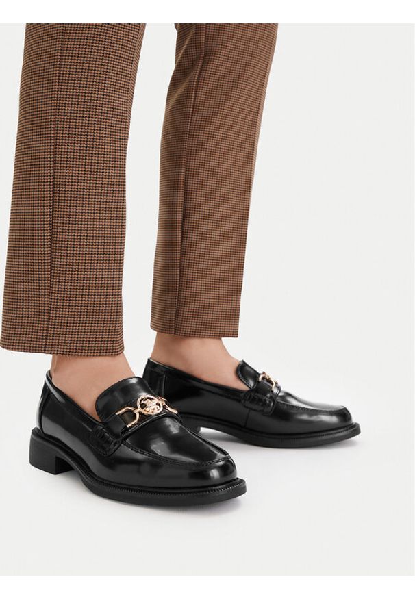 Beverly Hills Polo Club Loafersy CEO-HY13378-20 Czarny. Kolor: czarny. Materiał: skóra