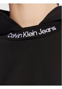 Calvin Klein Jeans Bluza J20J220787 Czarny Regular Fit. Kolor: czarny. Materiał: wiskoza