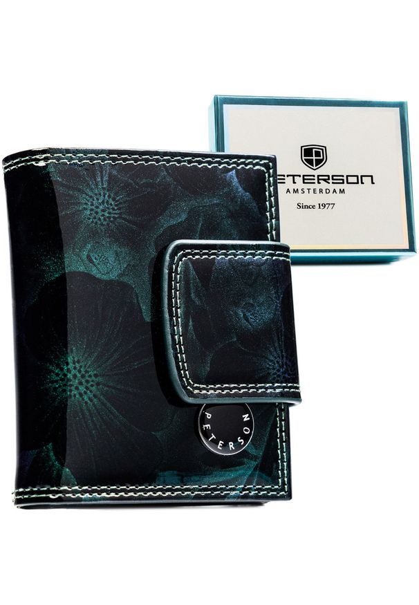 Portfel damski Peterson PTN PS329-FDS zielony. Kolor: zielony