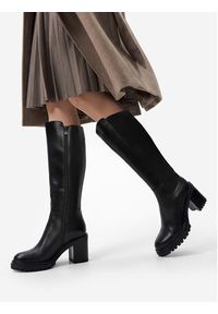 Clara Barson Kozaki CEO-HL0189101-B08 Czarny. Kolor: czarny. Materiał: materiał #4