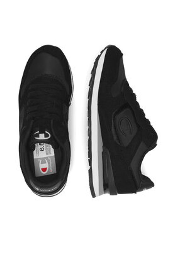 Champion Sneakersy RN85 VELOUR S11705-KK001 Czarny. Kolor: czarny. Materiał: materiał