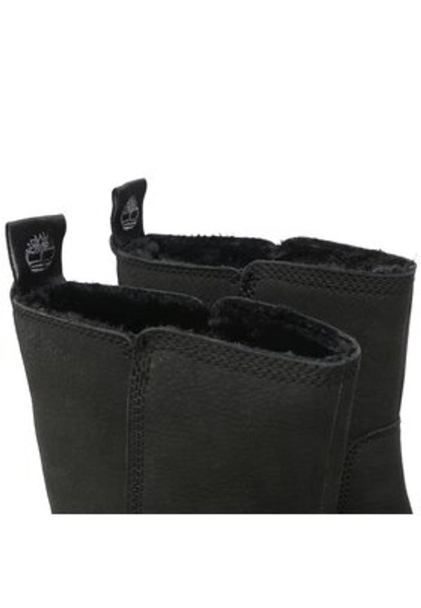 Timberland Botki Carnaby Cool Wrm Pull On Wr TB0A5NS30151 Czarny. Kolor: czarny. Materiał: nubuk, skóra