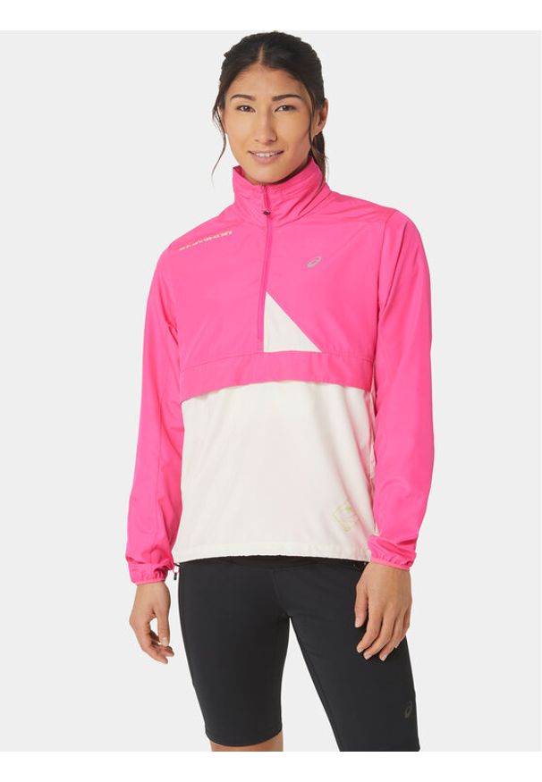 Asics Kurtka do biegania Fujitrail 2012C398 Różowy Ahletic Fit. Kolor: różowy. Materiał: syntetyk