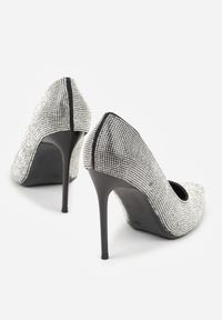 Born2be - Czarne Szpilki w Eleganckim Stylu z Cyrkoniami Arweda. Okazja: na co dzień. Kolor: czarny. Obcas: na szpilce. Styl: elegancki #7