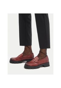 Loafersy Lasocki. Kolor: czerwony #1