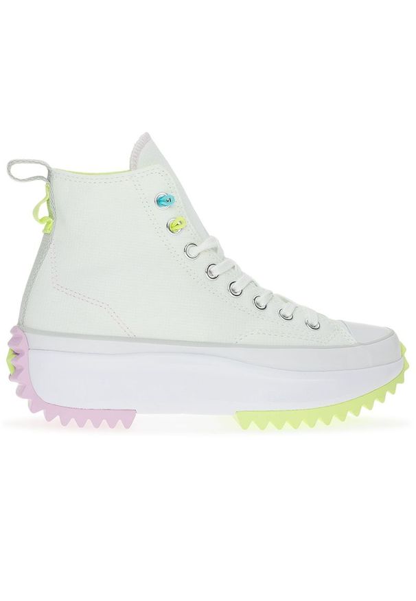 Buty Converse Run Star Hike Platform Utility Pop A09836C - białe. Kolor: biały. Materiał: guma. Szerokość cholewki: normalna. Obcas: na platformie. Sport: bieganie