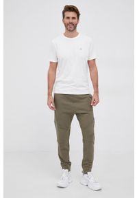C.P. Company - Spodnie bawełniane. Kolor: zielony. Materiał: bawełna #2