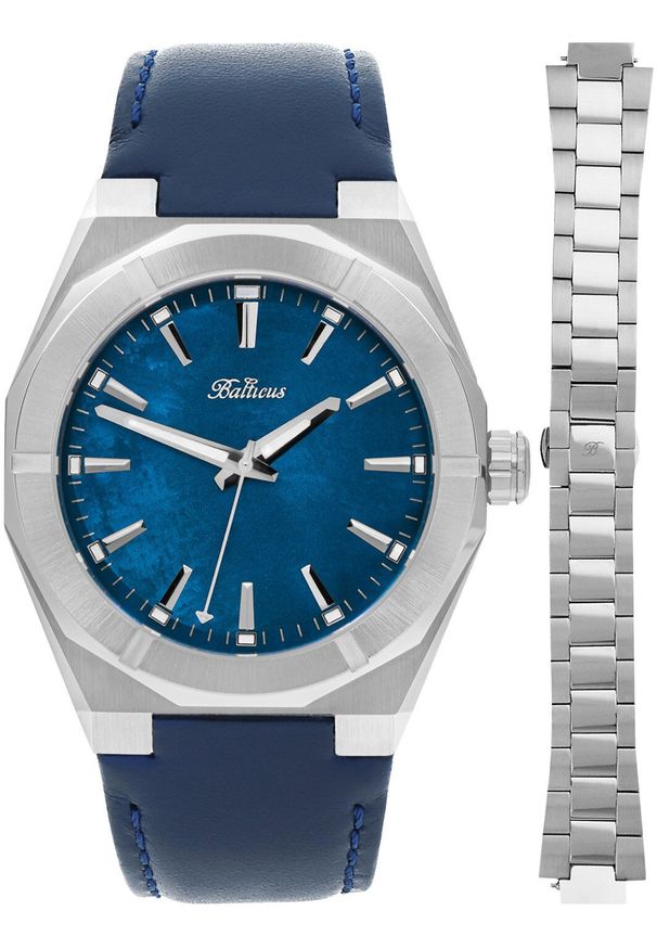 BALTICUS - Zegarek damski Balticus BLT-BALSDLBM-P niebieski. Kolor: niebieski