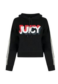 Juicy Couture Bluza | JWTKT179637 | Hooded Pullover | Kobieta | Czarny. Typ kołnierza: kaptur. Kolor: czarny. Materiał: bawełna, poliester. Wzór: nadruk #1