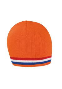 RESULT WINTER ESSENTIALS - Czapka Unisex Dla Dorosłych. Kolor: pomarańczowy, biały, czerwony, wielokolorowy