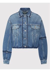 Pepe Jeans Kurtka jeansowa Sage Reclaim PL402062 Niebieski Relaxed Fit. Kolor: niebieski. Materiał: bawełna #4