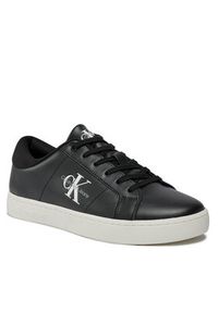 Calvin Klein Jeans Sneakersy Classic Cupsole Low Laceup Lth YM0YM00864 Czarny. Kolor: czarny. Materiał: skóra