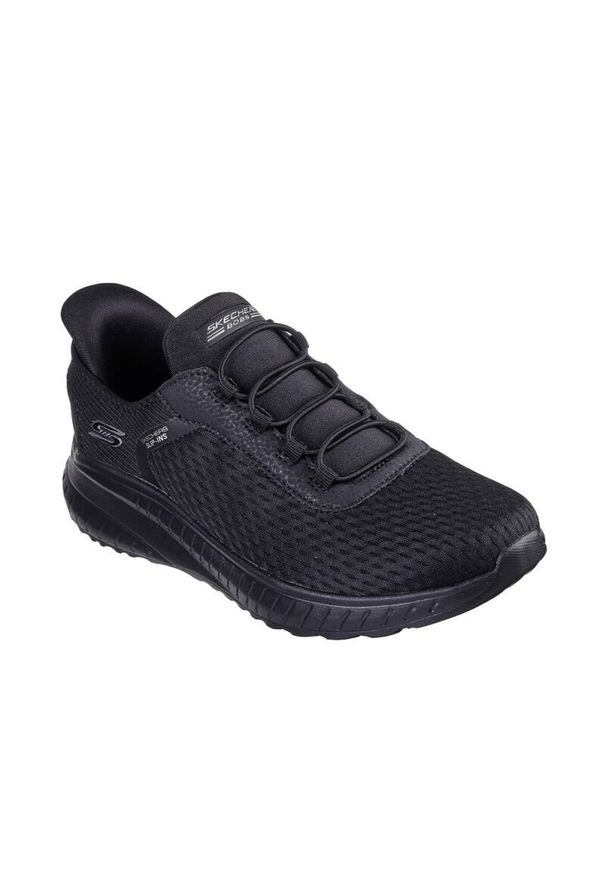skechers - Buty do chodzenia damskie Skechers 117504BBK. Zapięcie: sznurówki. Kolor: czarny. Materiał: syntetyk, tkanina, materiał. Szerokość cholewki: normalna. Sport: turystyka piesza