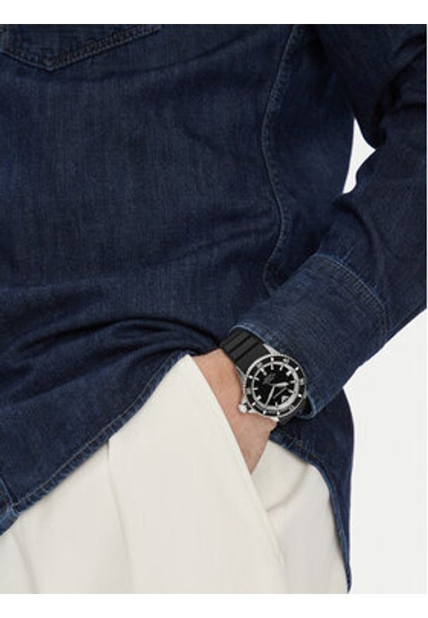 Emporio Armani Zegarek Sea Explorer AR60078 Czarny. Kolor: czarny