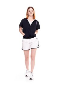 LEONE 1947 APPAREL - Bluza damska w kolorze czarno-białym. Kolor: czarny. Materiał: tkanina