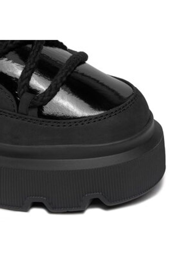 Inuikii Śniegowce Endurance Cozy 75102-144 Czarny. Kolor: czarny. Materiał: lakier, skóra