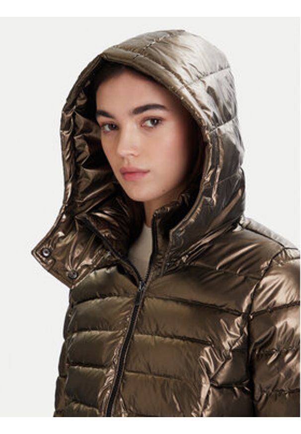 Morgan Kurtka zimowa 242-GELOLA Brązowy Regular Fit. Kolor: brązowy. Materiał: syntetyk. Sezon: zima