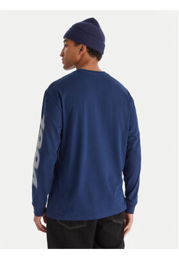 DC Shoes Longsleeve Slathletic EDYZT04357 Niebieski Heritage Fit. Kolor: niebieski. Materiał: bawełna. Długość rękawa: długi rękaw