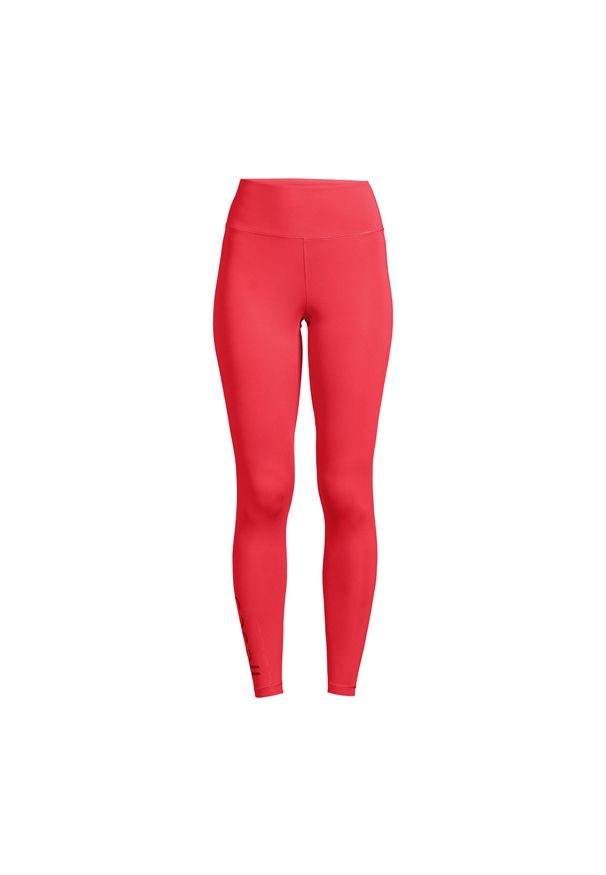 CASALL - Legginsy treningowe damskie Casall Graphic High Waist. Stan: podwyższony. Kolor: czerwony