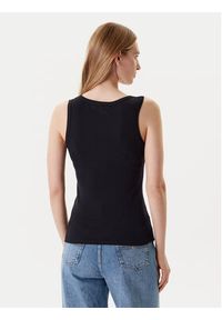 United Colors of Benetton - United Colors Of Benetton Top 3GA2DH010 Czarny Slim Fit. Kolor: czarny. Materiał: bawełna #4