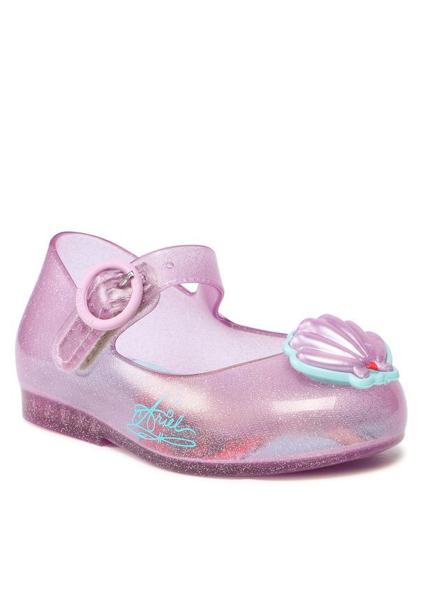 melissa - Półbuty Melissa Mini Melissa Sweet Love + Disn 33447 Pink Glitter 52528. Kolor: fioletowy