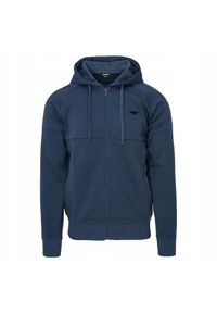 Hi-tec - Bluza Rozpinana Męska Hadar. Kolor: niebieski, szary, wielokolorowy. Styl: sportowy. Sport: turystyka piesza