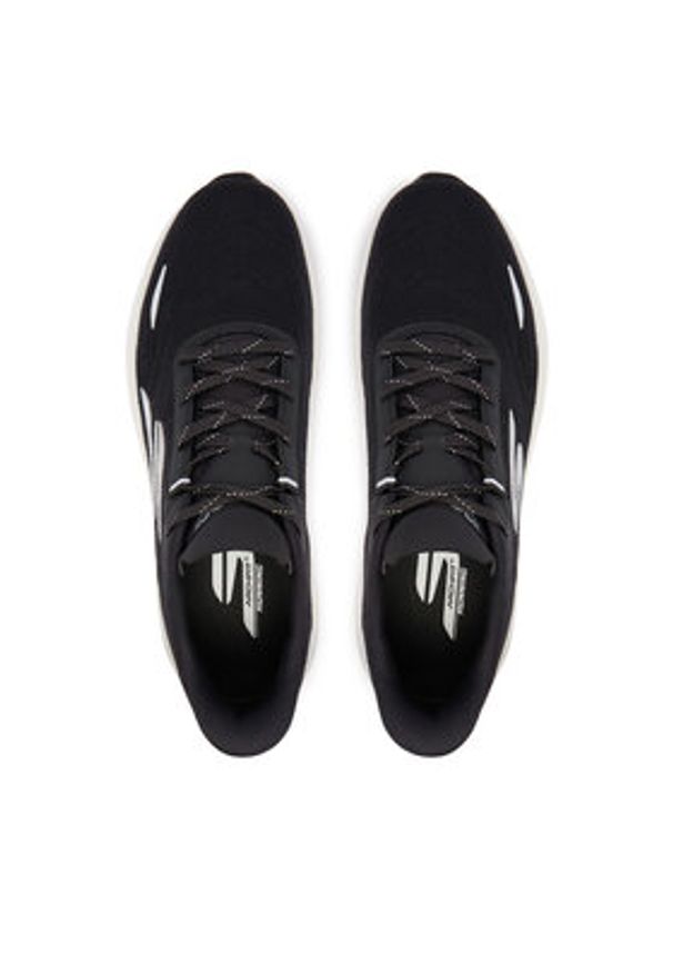 skechers - Skechers Buty do biegania Aero Spark 246200/BKW Czarny. Kolor: czarny. Materiał: materiał