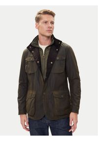 Barbour Kurtka przejściowa Ogston MWX0700OL51 Zielony Regular Fit. Kolor: zielony. Materiał: bawełna