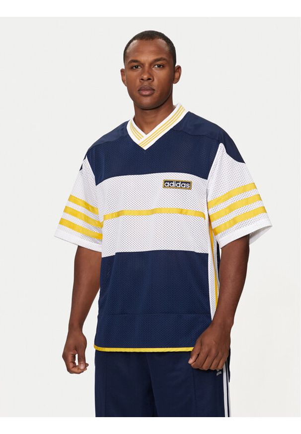 Adidas - adidas T-Shirt adicolor Adibreak IU2361 Granatowy Loose Fit. Kolor: niebieski. Materiał: syntetyk