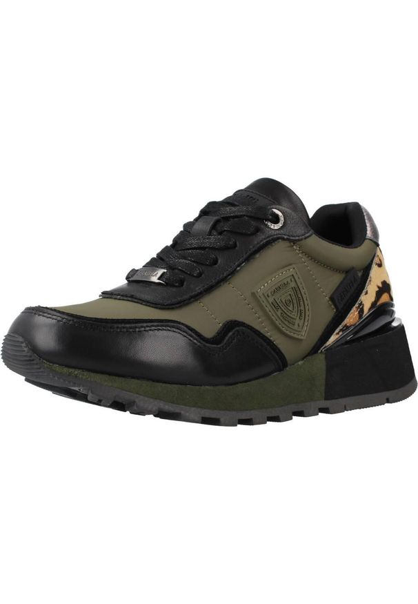 Carmela - Buty CARMELA 160137C Zielony. Kolor: zielony. Materiał: tkanina, skóra. Styl: sportowy
