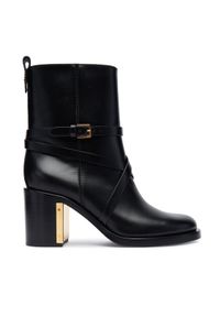 Elisabetta Franchi Botki SA-85B-56E2-V940 Czarny. Kolor: czarny. Materiał: skóra #1