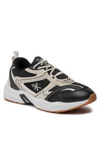 Calvin Klein Jeans Sneakersy Retro Tennis Su-Mesh YM0YM00589 Czarny. Kolor: czarny. Materiał: skóra #6