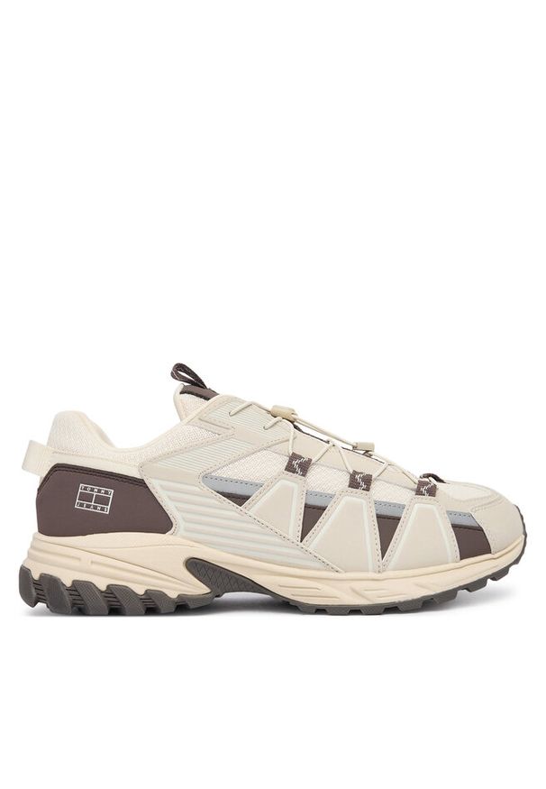 Sneakersy Tommy Jeans. Kolor: kremowy. Sport: outdoor