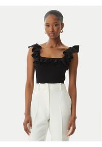 MICHAEL Michael Kors Bluzka MS661G033D Czarny Slim Fit. Kolor: czarny. Materiał: wiskoza #1