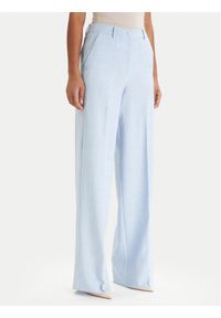 Marella Spodnie materiałowe Giunchi 2613131101 Błękitny Straight Fit. Kolor: niebieski. Materiał: syntetyk #1