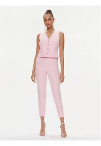 Maryley Spodnie materiałowe 24EB52Z/43OR Różowy Regular Fit. Kolor: różowy. Materiał: syntetyk #3