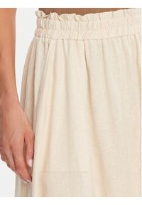 YAS Spódnica maxi Flaxy 26036370 Beżowy Regular Fit. Kolor: beżowy. Materiał: wiskoza #5