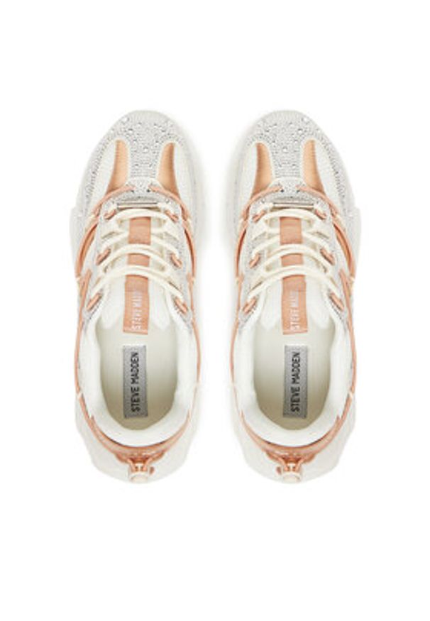 Steve Madden Sneakersy Magneto-R-E SM19000109 Srebrny. Kolor: srebrny. Materiał: materiał