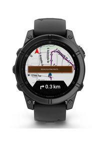 GARMIN - Garmin Fenix E 47mm Slate Gray. Materiał: włókno. Styl: sportowy, militarny