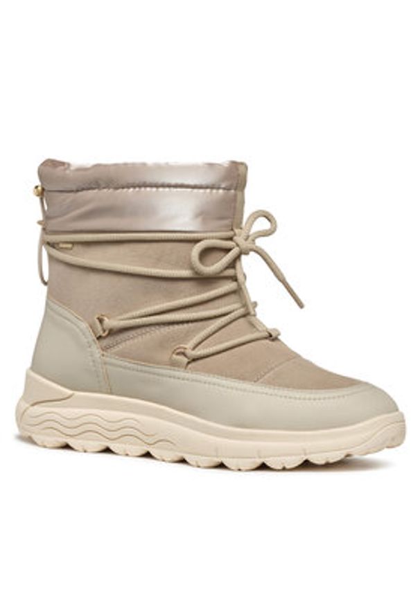 Geox Śniegowce D Spherica 4X4 B Abx D4626A 08522 C6738 Szary. Kolor: szary. Materiał: skóra