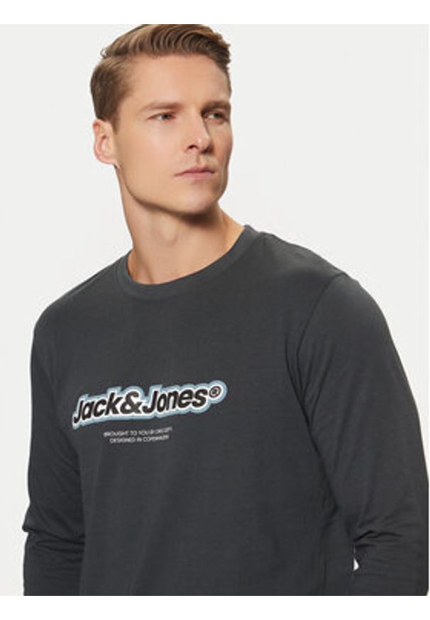 Jack & Jones Longsleeve Vesterbro 12266419 Zielony Relaxed Fit. Kolor: zielony. Materiał: bawełna. Długość rękawa: długi rękaw