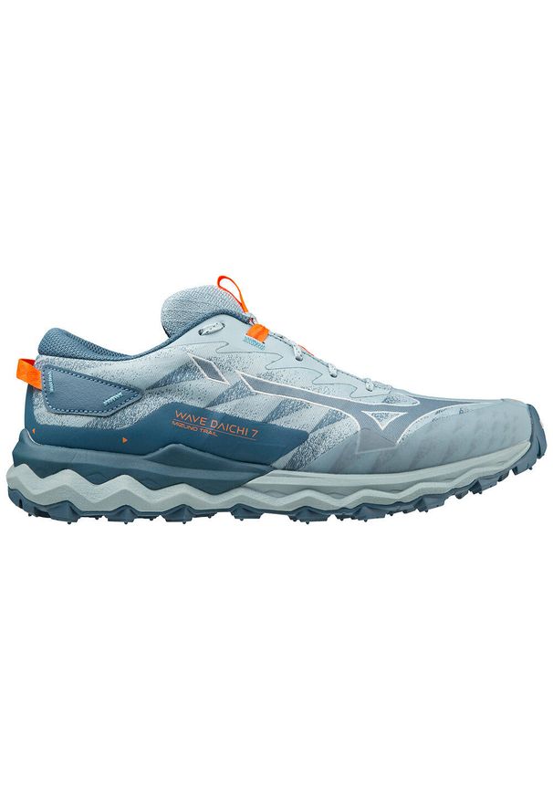 Buty do biegania męskie Mizuno Wave Daichi 7. Kolor: niebieski. Model: Mizuno Wave. Sport: bieganie