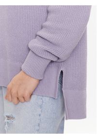 Calvin Klein Jeans Sweter J20J221347 Fioletowy Regular Fit. Kolor: fioletowy. Materiał: bawełna #5