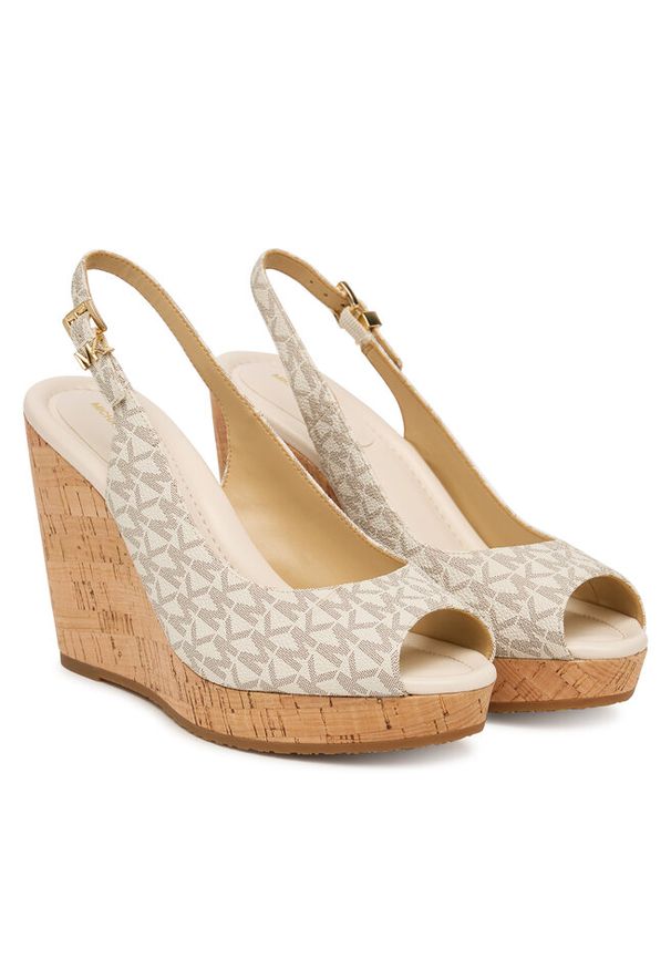 Sandały MICHAEL Michael Kors. Kolor: kremowy