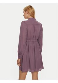 Artigli - ARTIGLI Sukienka codzienna ACAB000482 Fioletowy Regular Fit. Okazja: na co dzień. Kolor: fioletowy. Materiał: syntetyk. Typ sukienki: proste. Styl: casual #4