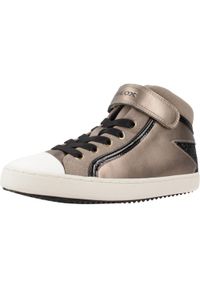 Tenisówki Geox Model J Kalispera Kolor Brąz. Kolor: wielokolorowy, zielony, brązowy. Materiał: tkanina, syntetyk. Sport: turystyka piesza #1
