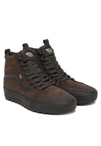 Vans Tenisówki MTE Sk8-Hi Waterproof Insulated VN000DAQY491 Brązowy. Kolor: brązowy. Materiał: materiał