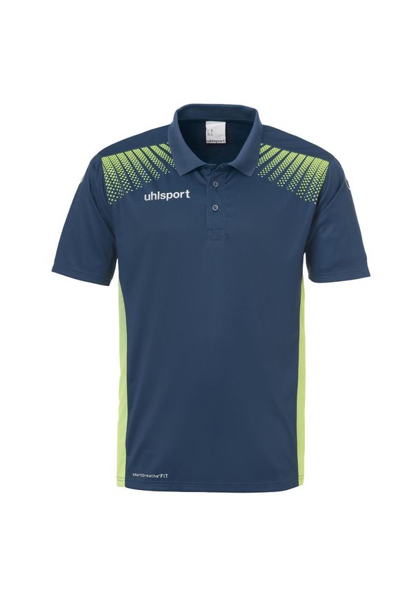UHLSPORT - Koszulka polo dla dzieci Uhlsport Goal. Typ kołnierza: polo. Kolor: biały, wielokolorowy, czarny. Materiał: tkanina