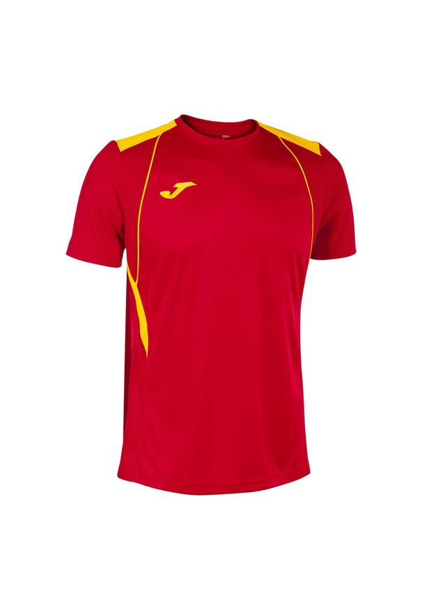 Jersey Joma Championship VII. Kolor: czerwony, wielokolorowy, żółty. Materiał: jersey. Sport: piłka nożna